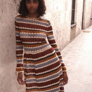 Stunning AYNI Knit Long designer Dress